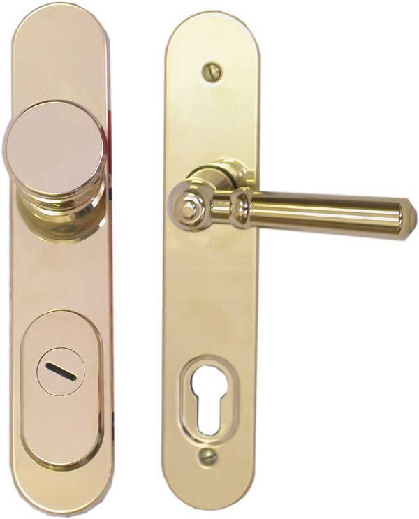 Kování bezpečnostní K 785ART klika/knoflík 72mm vložka titan DOPRODEJ - Kliky, okenní a dveřní kování, panty Kování dveřní Kování dveřní bezpečnostní
